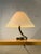 Black Brutalist Iron Belt Table Lamp, France, 1950s For Sale - Image 8 of 8