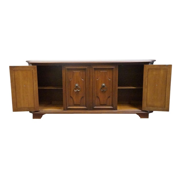 Heritage Furniture Solid Cherry Italian Neoclassical Style 76" Buffet Sideboard 14-352-30 For Sale In Kansas City - Image 6 of 13