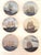 Golden Age of Sail Clipper Ship Plates Set of 6, Charles Lundgren, 1980s Porcelain For Sale - Image 11 of 11