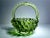 Glass Green Rostrato Murano Glass Basket attributed to Ercole Barovier for Barovier & Toso, 1950s For Sale - Image 7 of 10