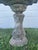 Antique English Estate Style Scalloped Cast Stone Birdbath - 2 Piece - Asheville Nc Estate Rescue For Sale In Mobile - Image 6 of 8