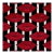 Sample - Schumacher x Johnson Hartig Amuse Bouche Fabric in Lipstick Red For Sale