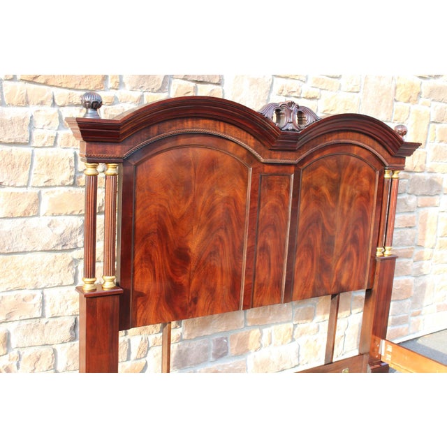 Drexel Heritage Mahogany King-Size Bed From the Nine Elms Collection For Sale - Image 16 of 18