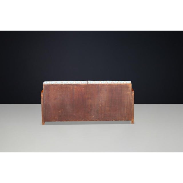 Art Deco Pull-Out Sofa in Walnut, Prague, 1930s For Sale - Image 11 of 14