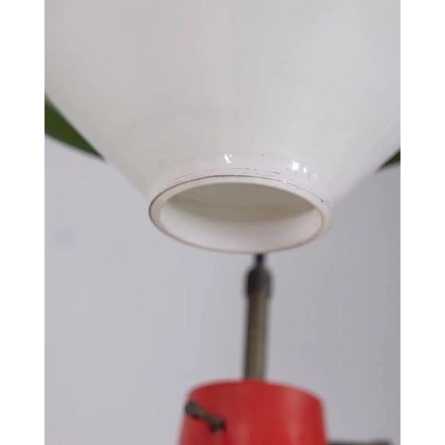 Vintage Stained Glass Ceiling Light from Stilnovo, 1960s For Sale - Image 6 of 9