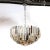 2020s Modernist Hand-Blown Triedre Mixed Amber Murano Glass Chandelier For Sale - Image 5 of 12