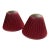 1980s Pair of Vintage Maroon Pleated Lampshades For Sale