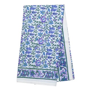 Aria Tablecloth, 6-seat table - Lavender & Blue For Sale