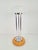 Vintage Mushroom Opaline Glass and Chrome Table Lamp, 1970s For Sale - Image 11 of 11