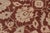 Shabby Chic Classic Ziegler Brown/Green Wool Round Rug - 7'10'' X 8'0'' For Sale - Image 3 of 9