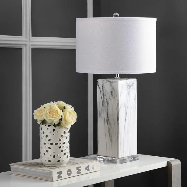 2020s Olympia 29" Table Lamp in Black/White - a Pair For Sale - Image 5 of 6