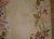 1930s Tan Beige Floral Folk Art Antique American Hooked Handknotted Wool Runner For Sale - Image 9 of 13