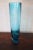 Floral Etched Art Glass Vase For Sale - Image 4 of 9