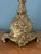Brass Antique French Rococo Style Solid Brass 3-Light Candelabras - A Pair For Sale - Image 8 of 14