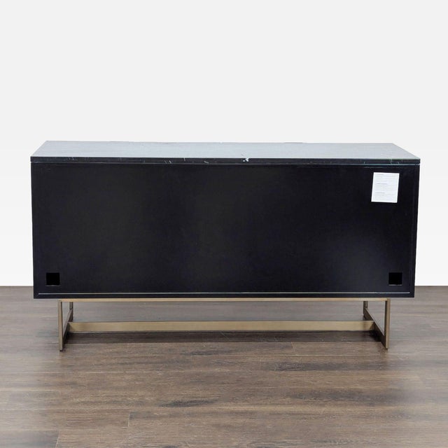Wood Cb2 Credenza For Sale - Image 7 of 12