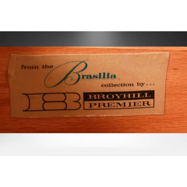 Wood 1960s Mid-Century Modern Broyhill Brasilia Credenza Dresser For Sale - Image 7 of 12