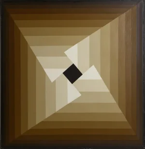 Aperture, Roy Ahlgren Acrylic on Canvas Painting
