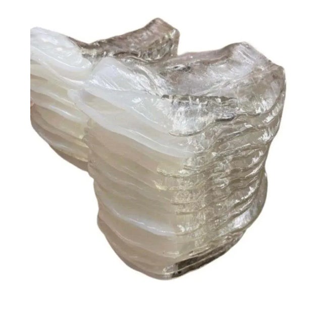 Metal Vintage Chandelier in Murano Glass, 1950 For Sale - Image 7 of 10