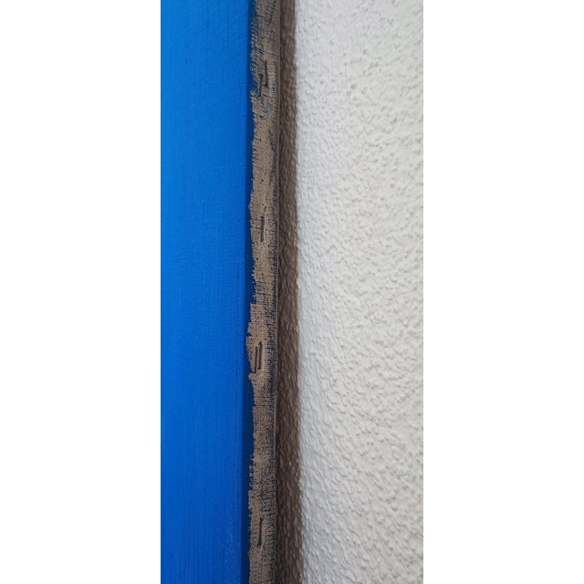 Benna Chu, Fori Bleu, 1970, Oil on Canvas For Sale - Image 8 of 10