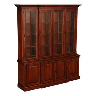 Lexington Bob Timberlake Cherry Breakfront Bookcase For Sale