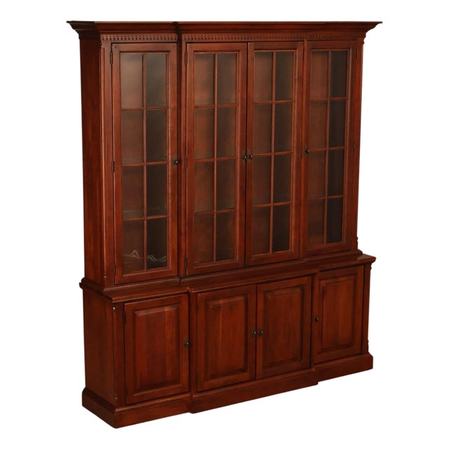 Lexington Bob Timberlake Cherry Breakfront Bookcase For Sale