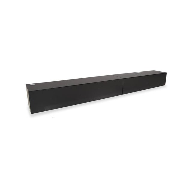 Modern 3900 Sideboard in Black Wood and Anthracite Glass from Contur For Sale - Image 3 of 16