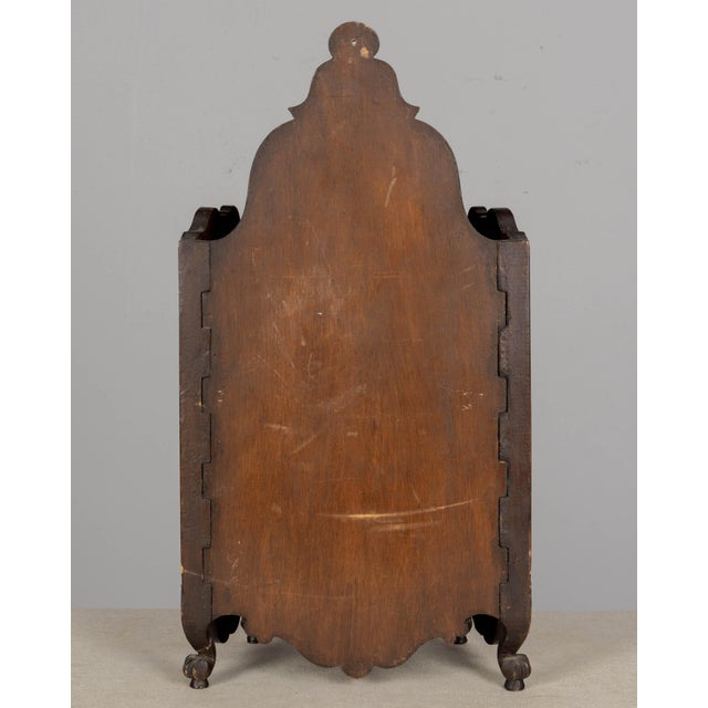 Wood French Fariniere Box, Hand-Carved Walnut For Sale - Image 7 of 9