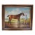Blue Silks Jockey W/ Racehorse in Landscape Oil on Canvas For Sale