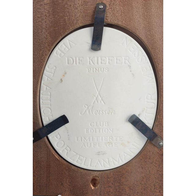 Relief Plaque in White Biscuit Porcelain with Motif of Trees by Meissen, 1970s For Sale - Image 3 of 5