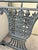 1930s Pair of Neoclassical Lyre Back Cast Iron Lyre Back With Weathered Wood Seats For Sale - Image 18 of 18