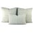 2020s Perennials Rock Steady in White Sands Lumbar Pillow Cover - Gray and White Textured Speckle Outdoor Rectangle Cushion Cover For Sale - Image 5 of 5