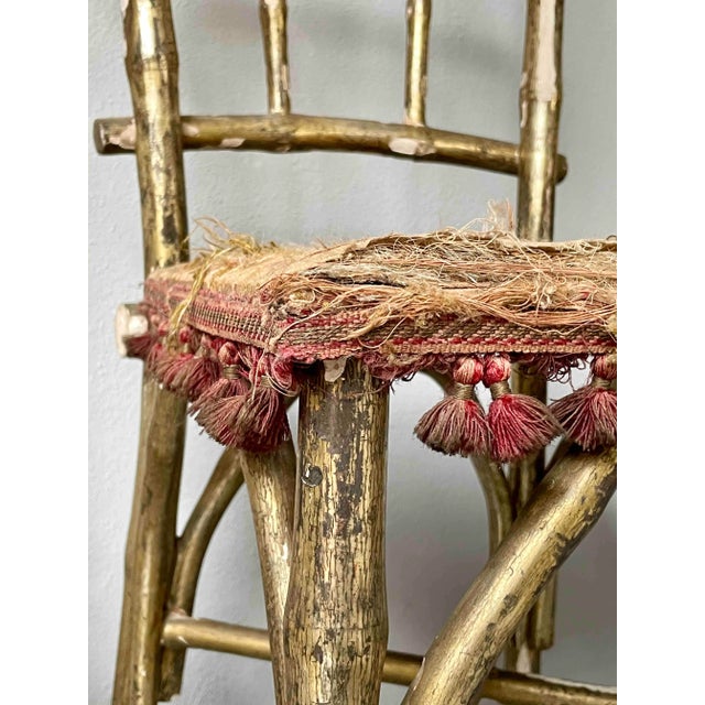 Set of Faux Bamboo Parlor Chairs from Thonet For Sale - Image 9 of 12