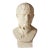 20th Century French Male Plaster Bust For Sale