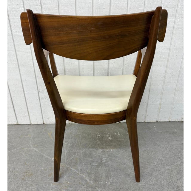 Mid-Century Modern Drexel Declaration Walnut Dining Chairs - Set of 5 For Sale In Philadelphia - Image 6 of 9