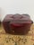 Early 21st Century Embossed Crocodile Leather Trolley Luggage, Maroon For Sale - Image 5 of 13