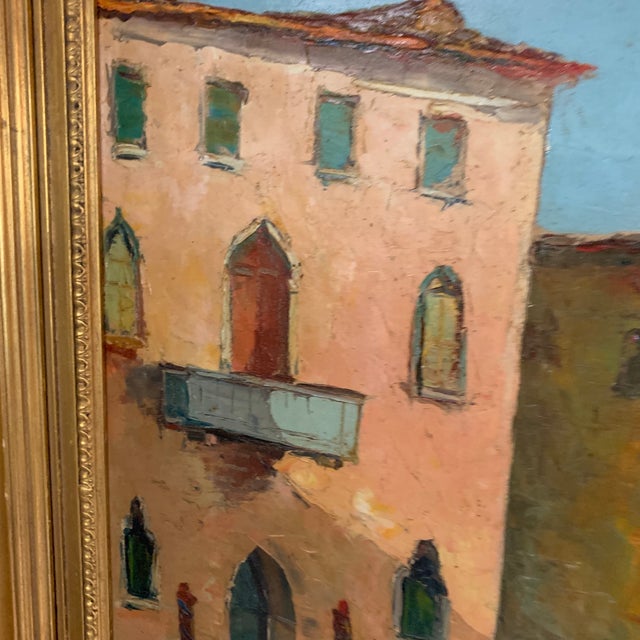 Signed Venitian Impasto Painting For Sale - Image 4 of 9