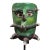 Antique Folk Art Polychrome Caiman Guerrero Green Horned Bearded Man Mask For Sale