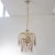 Hollywood regency chandelier with amethyst crystals, vintage lighting made in italy the final result is a true jewel in...