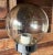 Vintage c.1970's chrome table lamp with a smoked glass globe by the French design firm S.C.E. It has a great weight and...