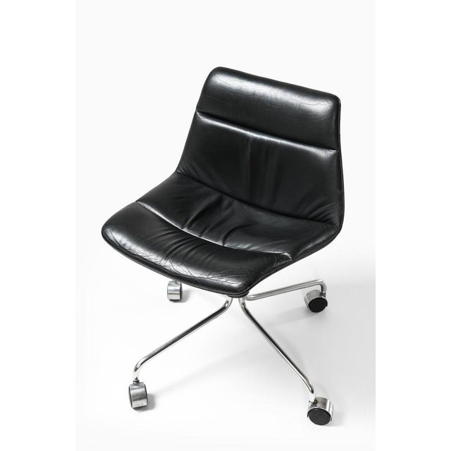 This rare office chair, designed by jørgen kastholm and preben fabricius and produced by bo-ex in denmark during the...