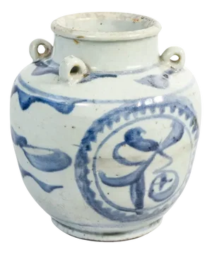 Chinese Painted and Glazed Ceramic Vase