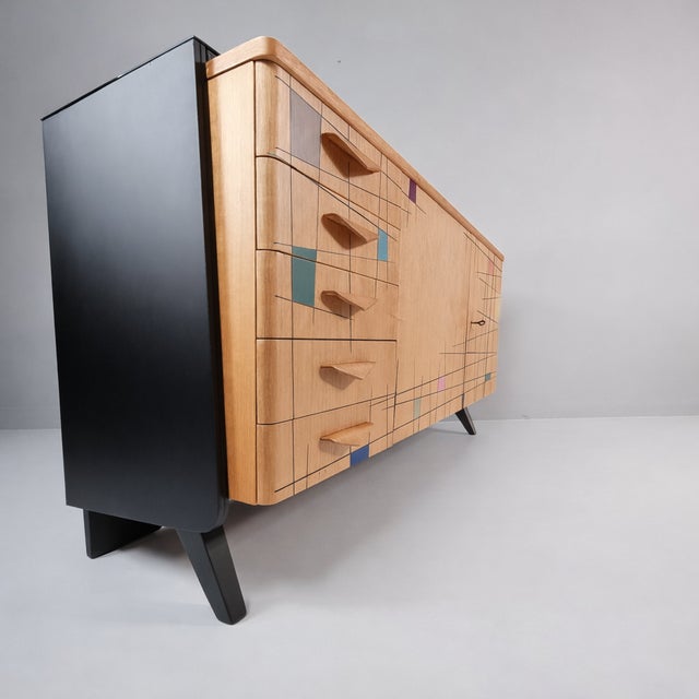 Brown Vintage Commode from Tatra, 1970s For Sale - Image 8 of 15