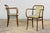 1950s Thonet Bentwood Armchairs in Willow Green Velvet – Pair For Sale - Image 10 of 18
