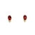 Natural Tourmaline Diamond Earrings 14k Gold 1.87 TCW Certified For Sale - Image 4 of 8