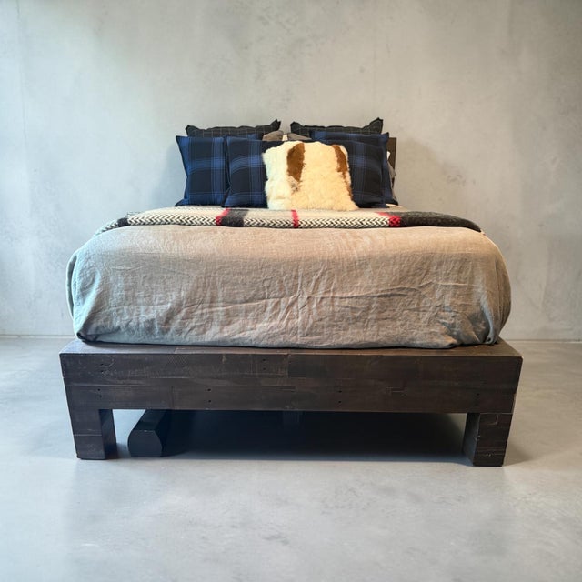 West Elm West Elm Emmerson Bed, Full, Chestnut For Sale - Image 4 of 18