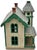 Nice Antique American Hand Made & Painted Wood Folk Art Victorian Style Birdhouse - 18 Inches Tall - Circa Early 1900s For Sale - Image 14 of 18