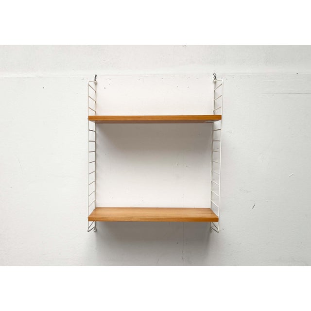 Mid-Century Modern White String Shelf from String Design Ab, Sweden, 1960s For Sale - Image 11 of 18