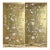 Gold Leaf Chinoiserie Hand-Painted Bird & Floral Wall Panels (Set of 2) For Sale