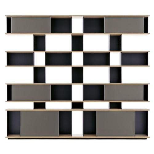 Nuage Shelving Unit in Wood and Aluminium by Charlotte Perriand for Cassina For Sale - Image 6 of 9