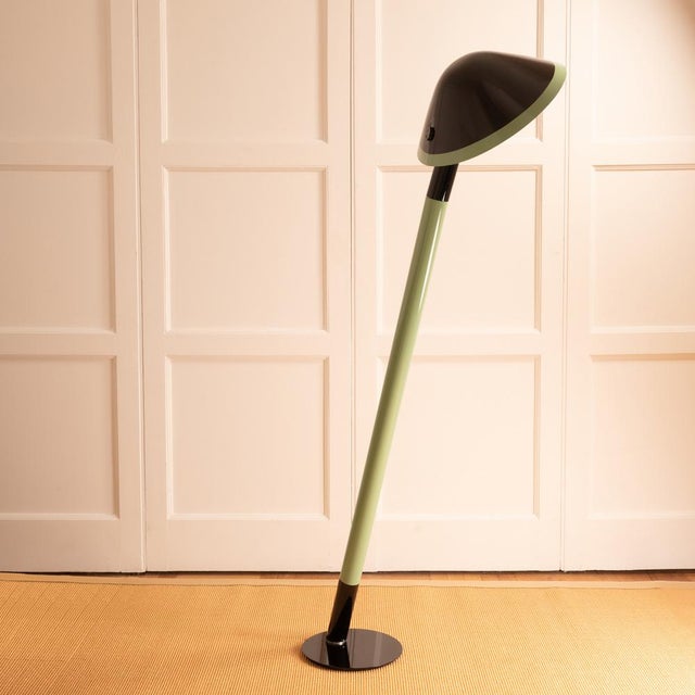 Lacquered Vinyl Floor Lamp, France, 1970 For Sale - Image 6 of 9
